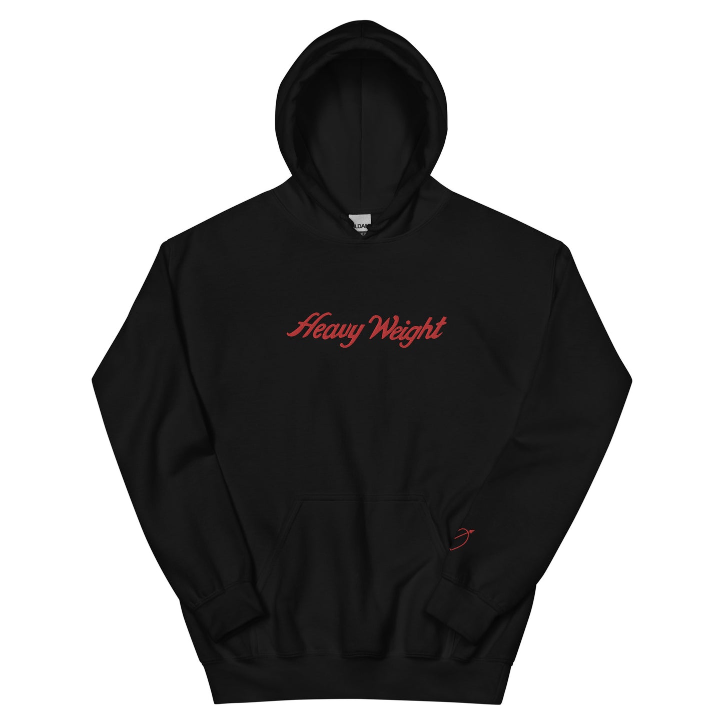 Heavy Weight Hoodie (Red Font)