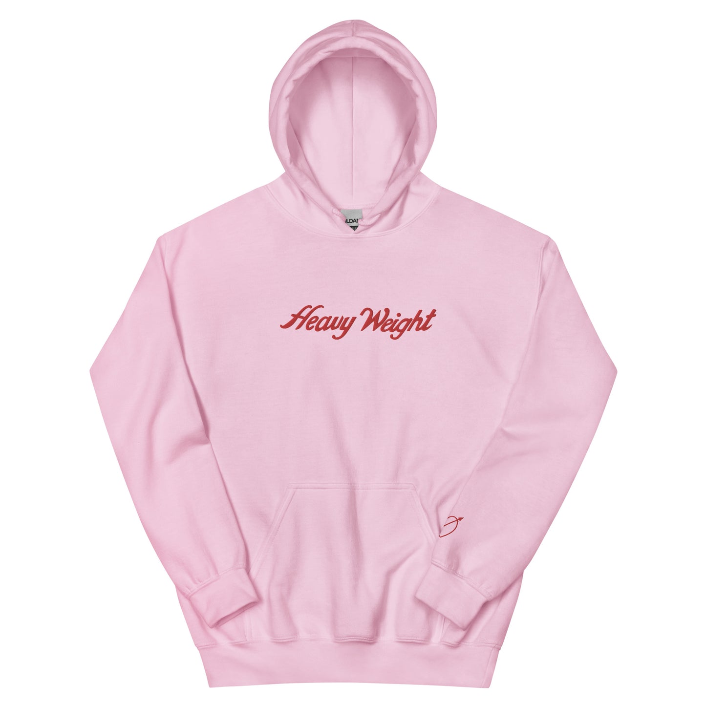 Heavy Weight Hoodie (Red Font)