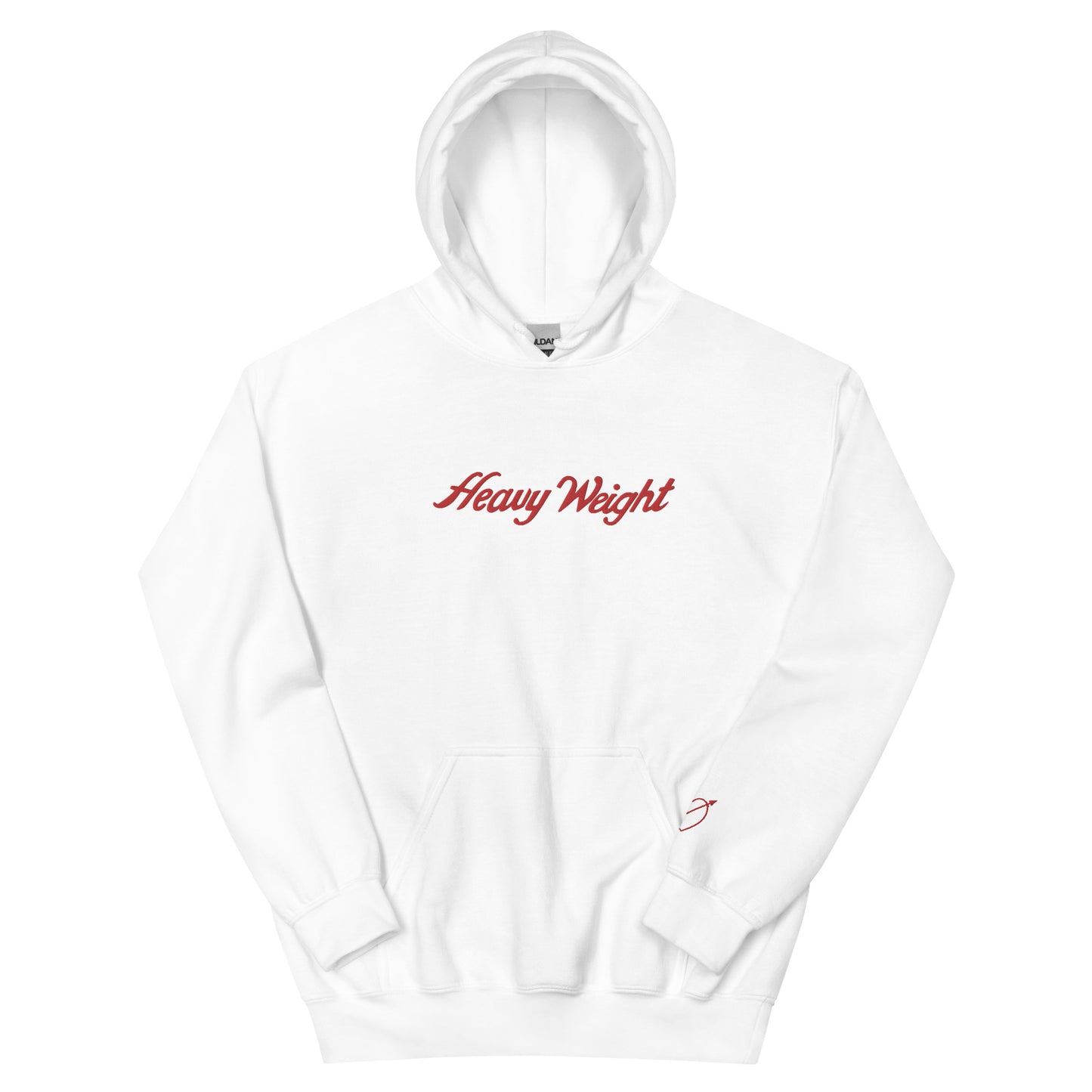 Heavy Weight Hoodie (Red Font)